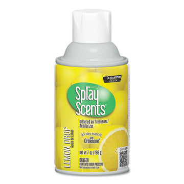 Chase Products Sprayscents Metered Air Freshener Refill, Lemon, 7 Oz Aerosol, Spray 12-carton freeshipping - TVN Wholesale